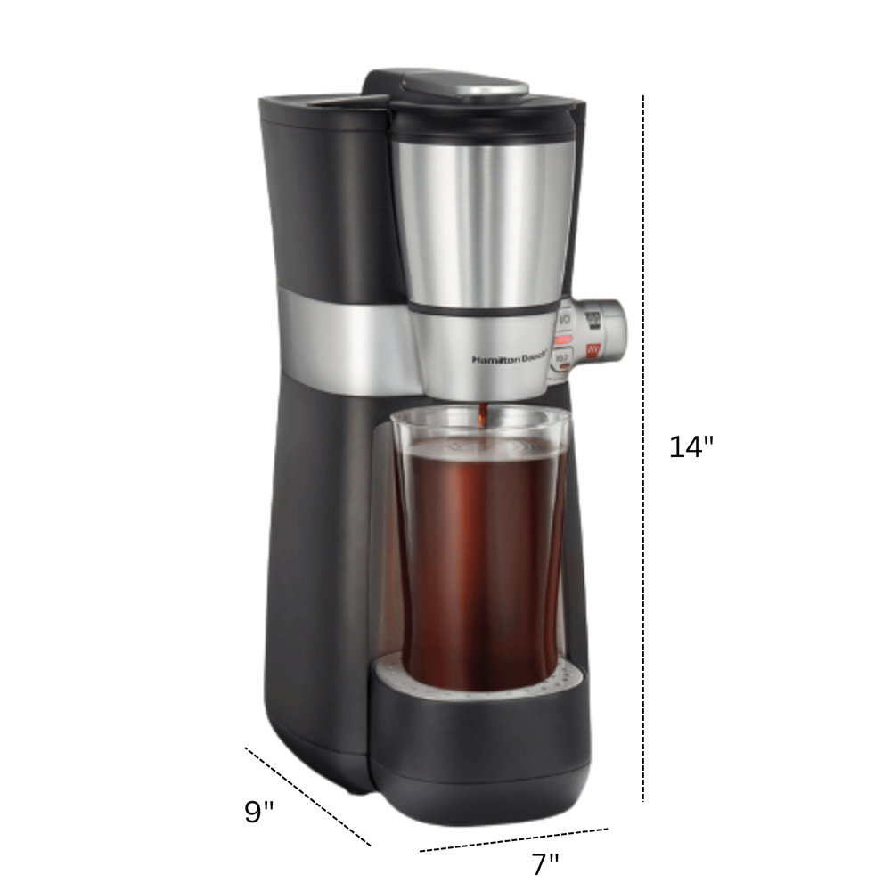 Hamilton Beach Rapid Cold Brew & Hot Coffee Maker 16 oz #42501c