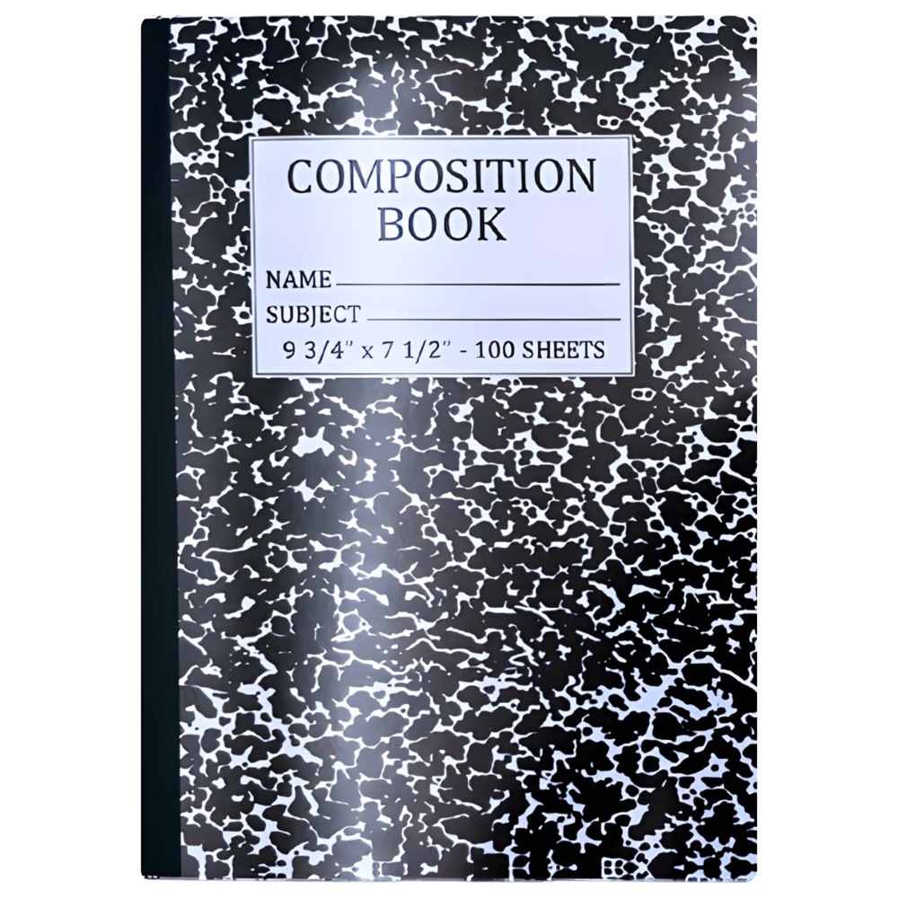 Composition Book 100 Sheets - Assorted Colours