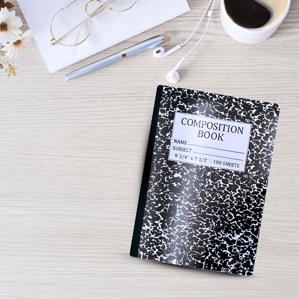 Composition Book 100 Sheets - Assorted Colours