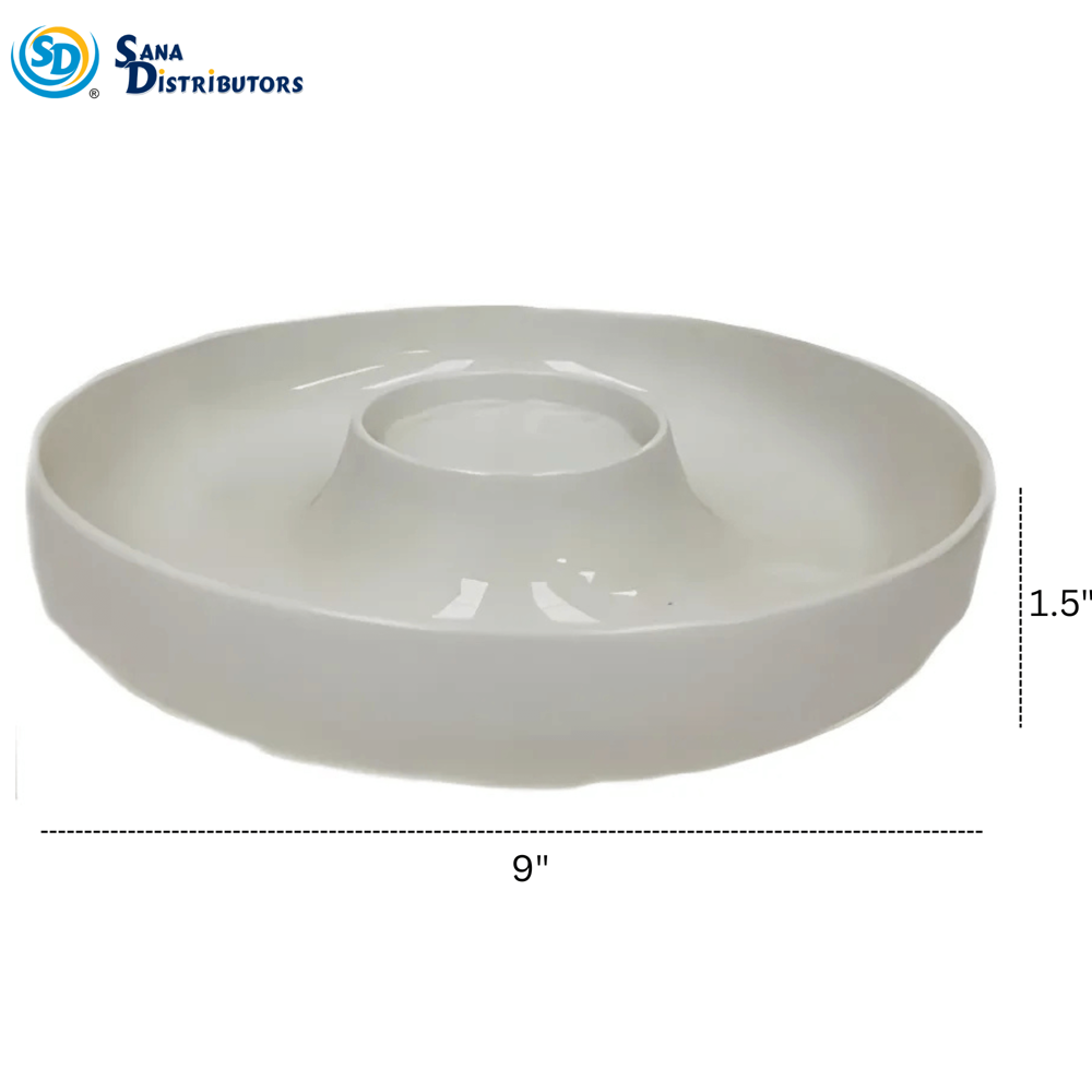 Porcelain Plate 9"x1.5"
