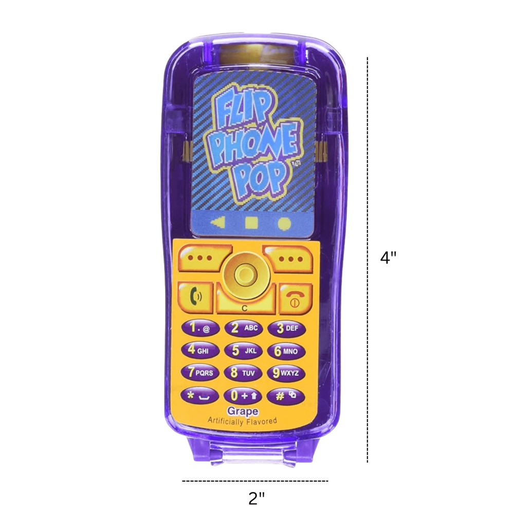 Flip Phone Pop - Lollipops 30 g 12pcs ($1.75 per Unit ) [exp:08/27]