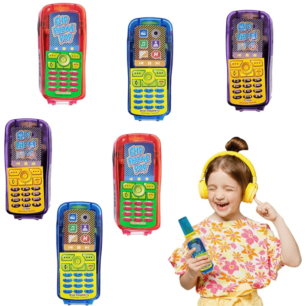 Flip Phone Pop - Lollipops 30 g 12pcs ($1.75 per Unit ) [exp:08/27]