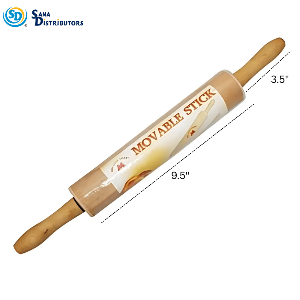 Wooden Rolling Pin [9.5" x 3.5"]