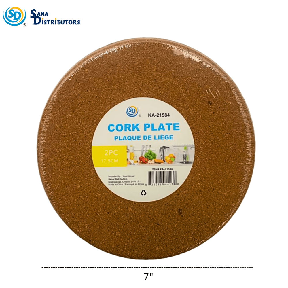 Sd Cork Plate [7"] 2pcs