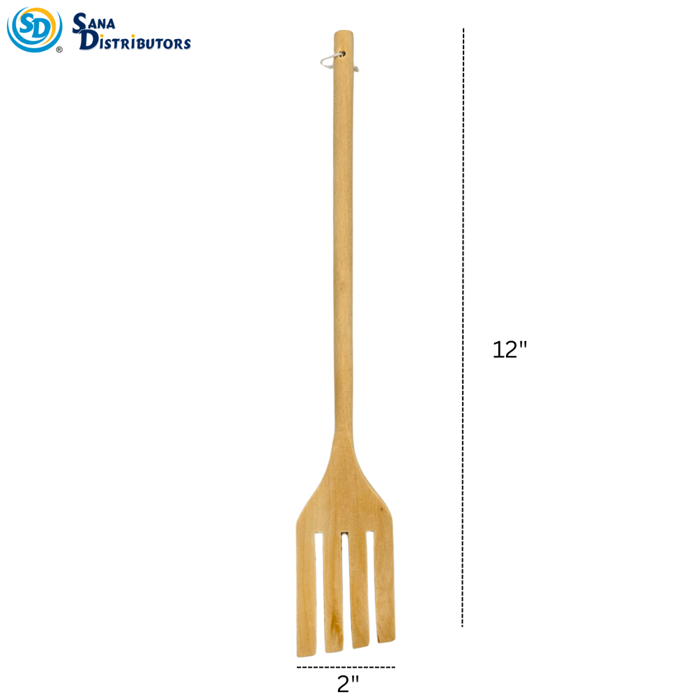 Wooden Pasta Fork 12" (Buy 1, Get 1 Free!)