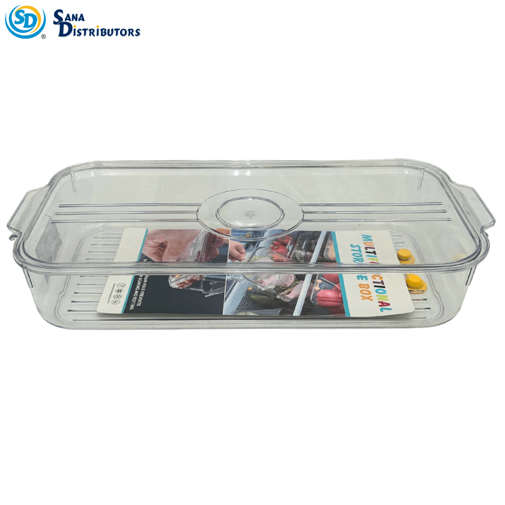 Plastic Fridge Organizer [12" x 6" x 2]