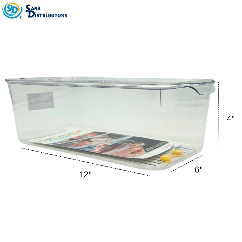 Plastic Fridge Organizer [12" x 6" x 4"]