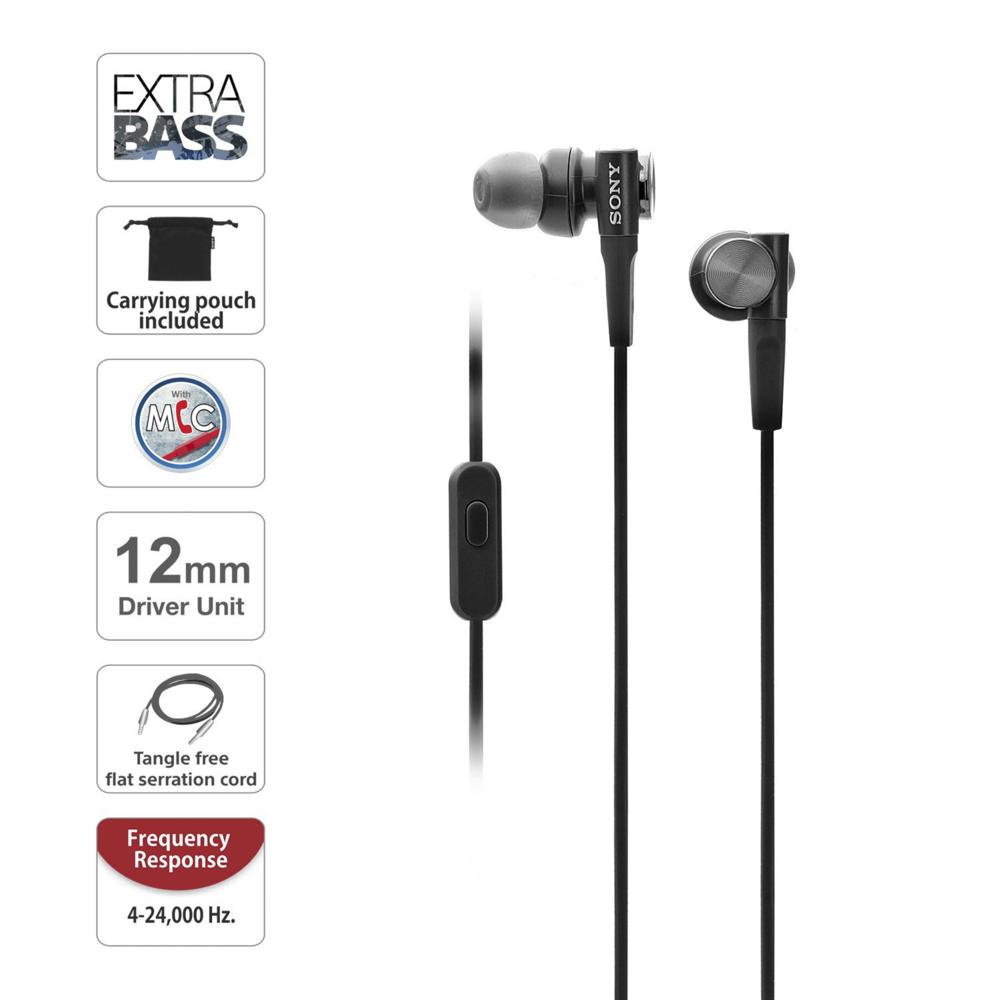 Sony Extra Bass Earbuds #mdr-xb50ap