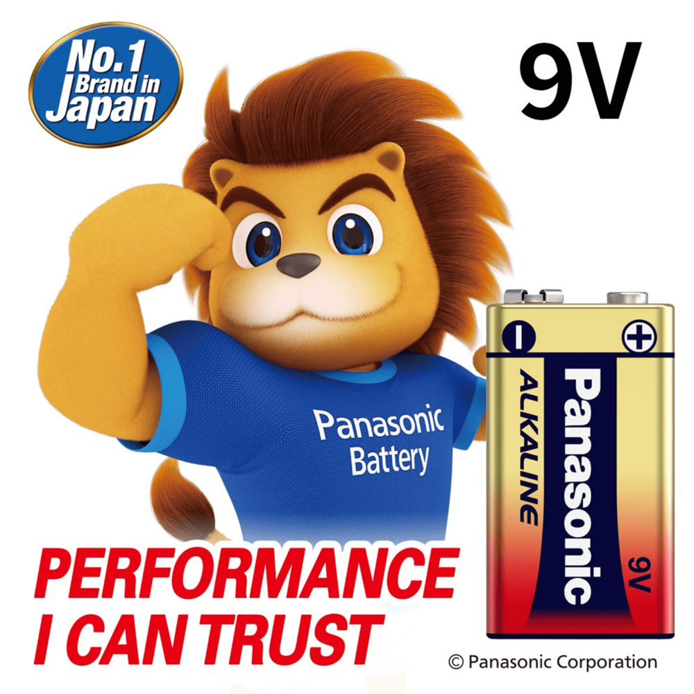 Panasonic Alkaline Battery 9v-1 ($35.88 for Case of 12) [Exp: 2030]