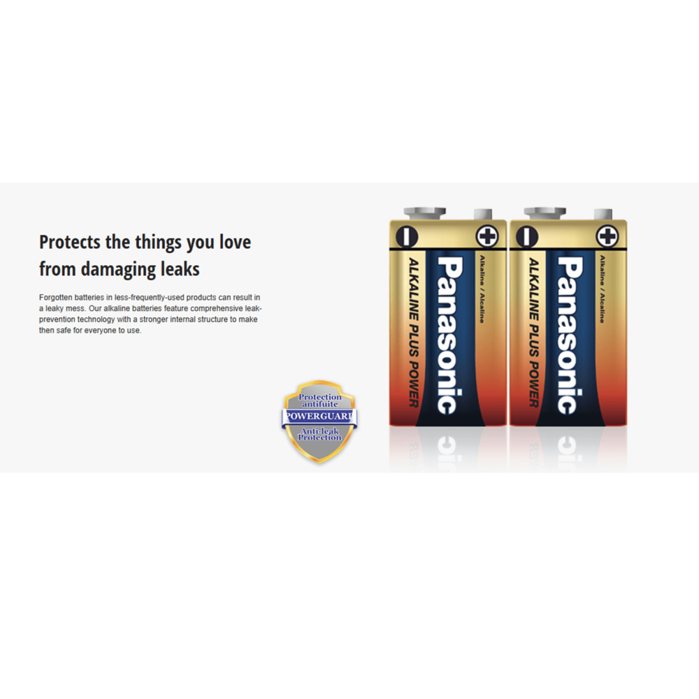 Panasonic Alkaline Battery 9v-1 ($35.88 for Case of 12) [Exp: 2030]