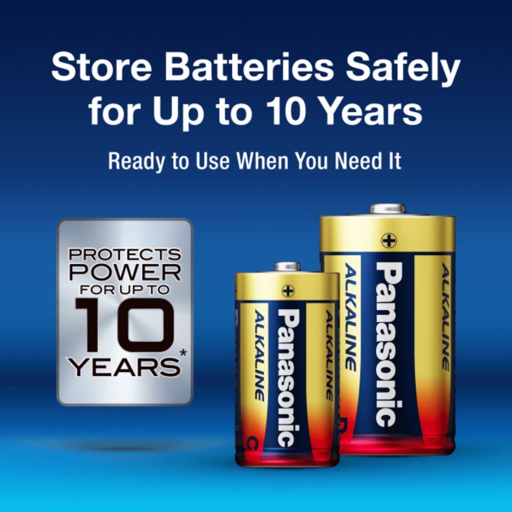 Panasonic c-2 Alkaline Battery ($45.48 for Case of 12) [Exp: 2034]