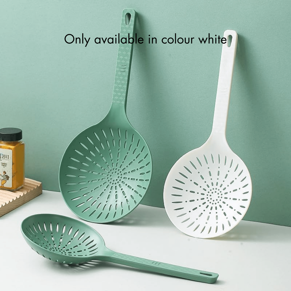 Plastic Colander - White [14" x 6"]