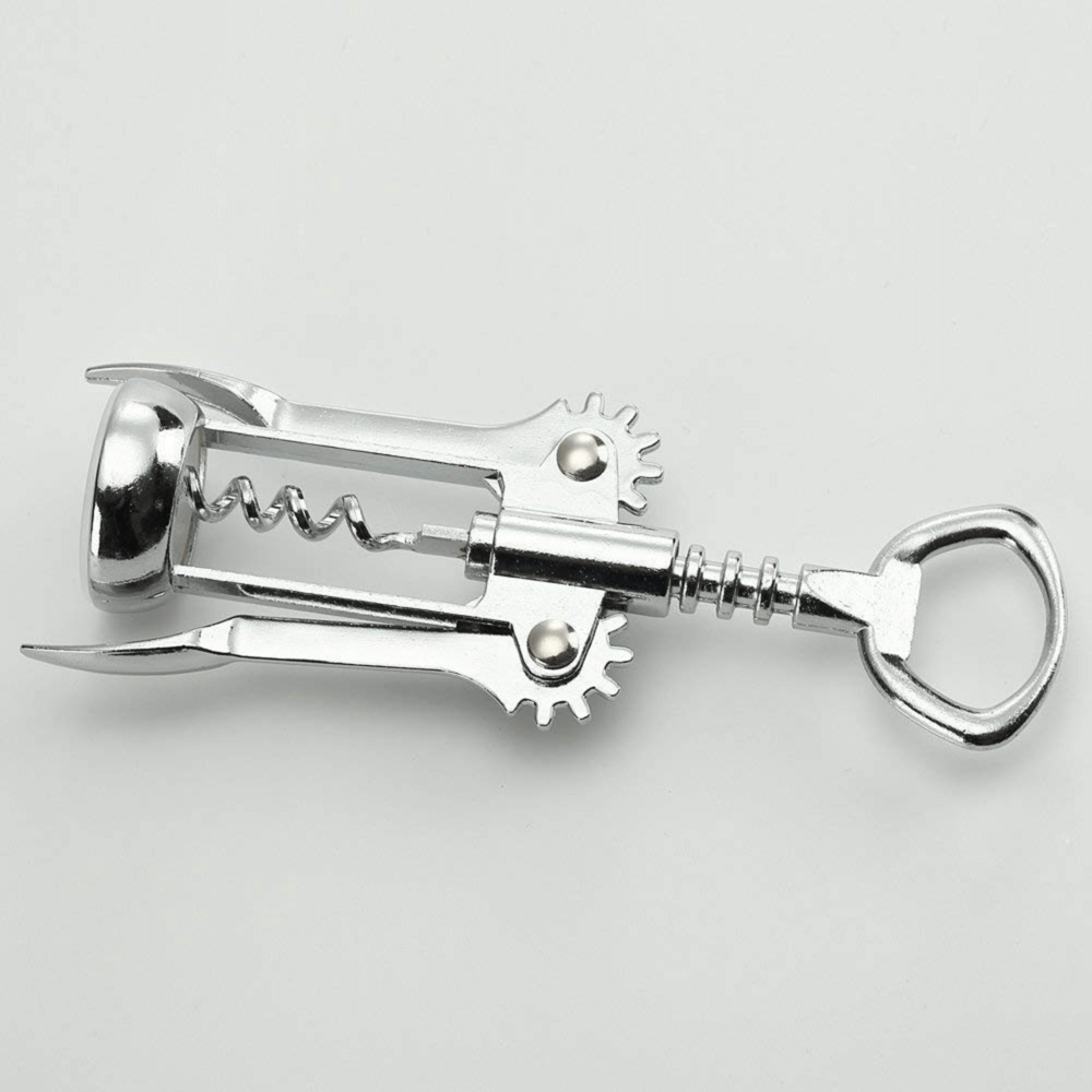 Sd Corkscrew - Stainless Steel Cork & Bottle Caps Opener
