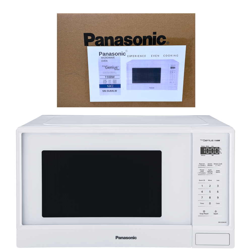 Panasonic Microwave Oven - White - 1100w #nn-su64lw (Ref.)
