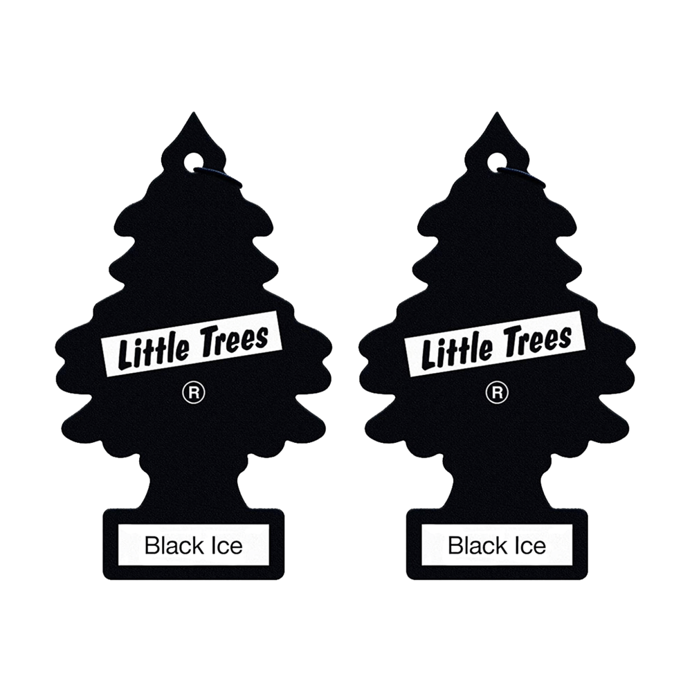 Little Trees Black Ice 2pcs - Hanging Air Freshener