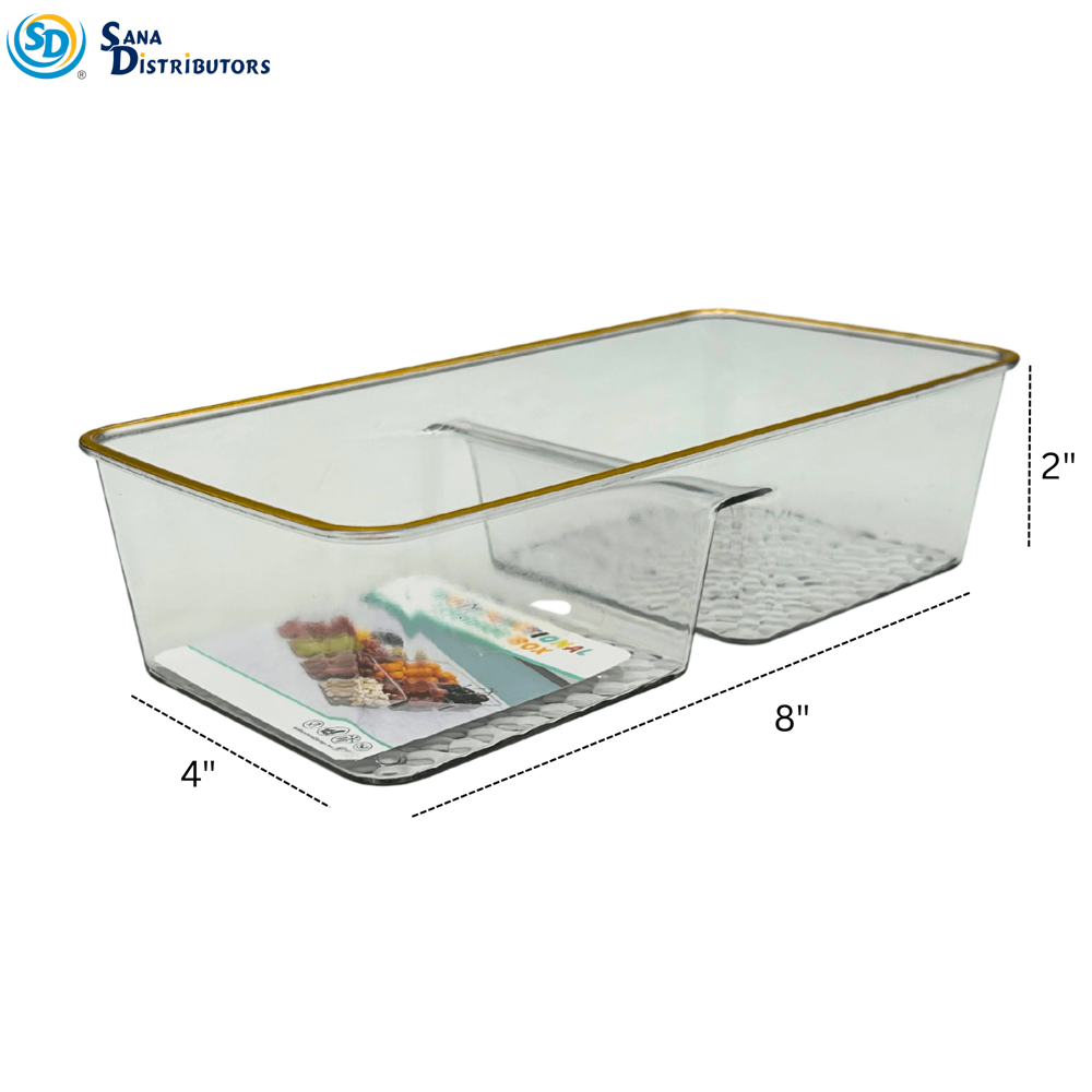 Plastic Storage Box [8" x 4" x 2"]