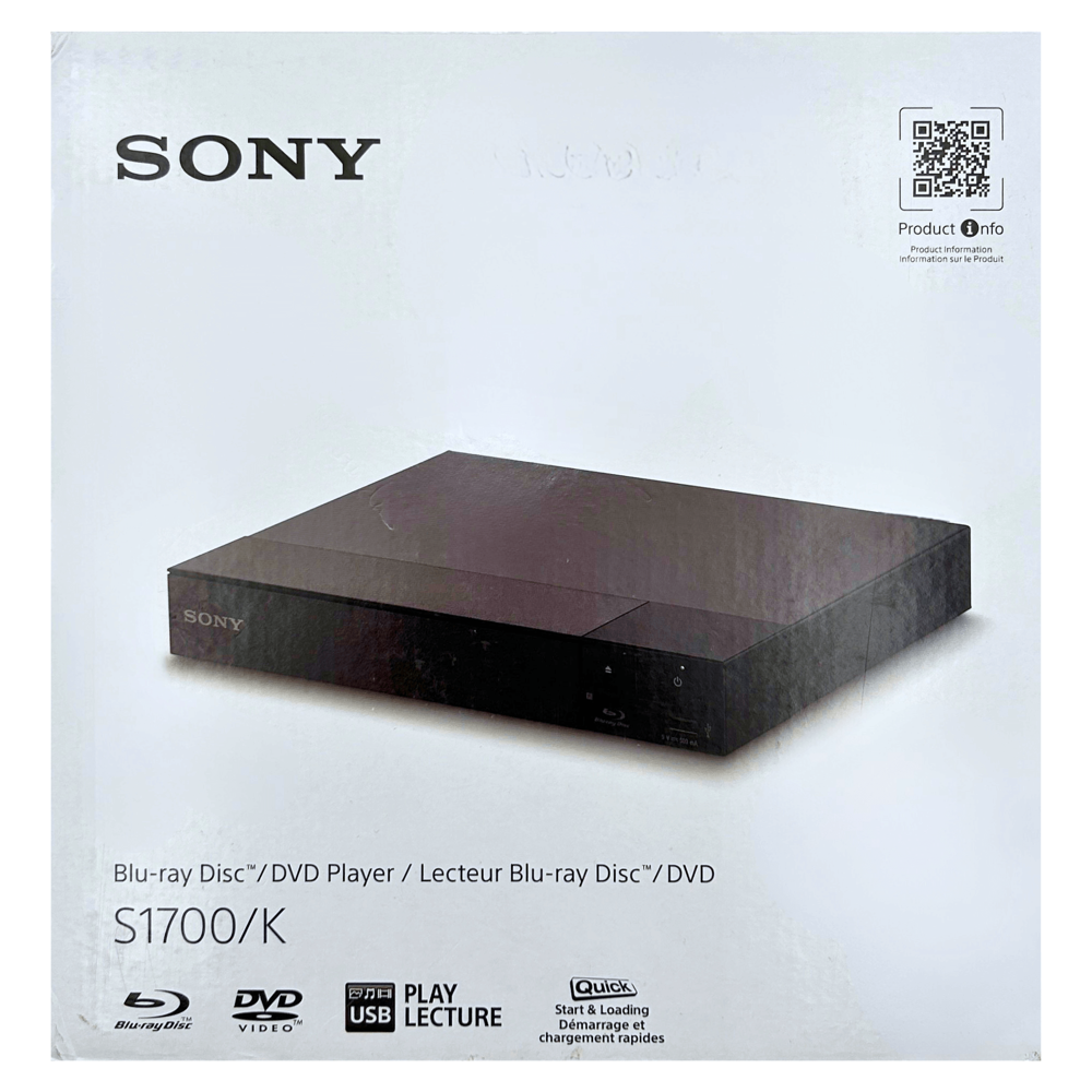 Sony Blu-ray Disc Dvd Player model#bdp-s1700/k (Refurbished)