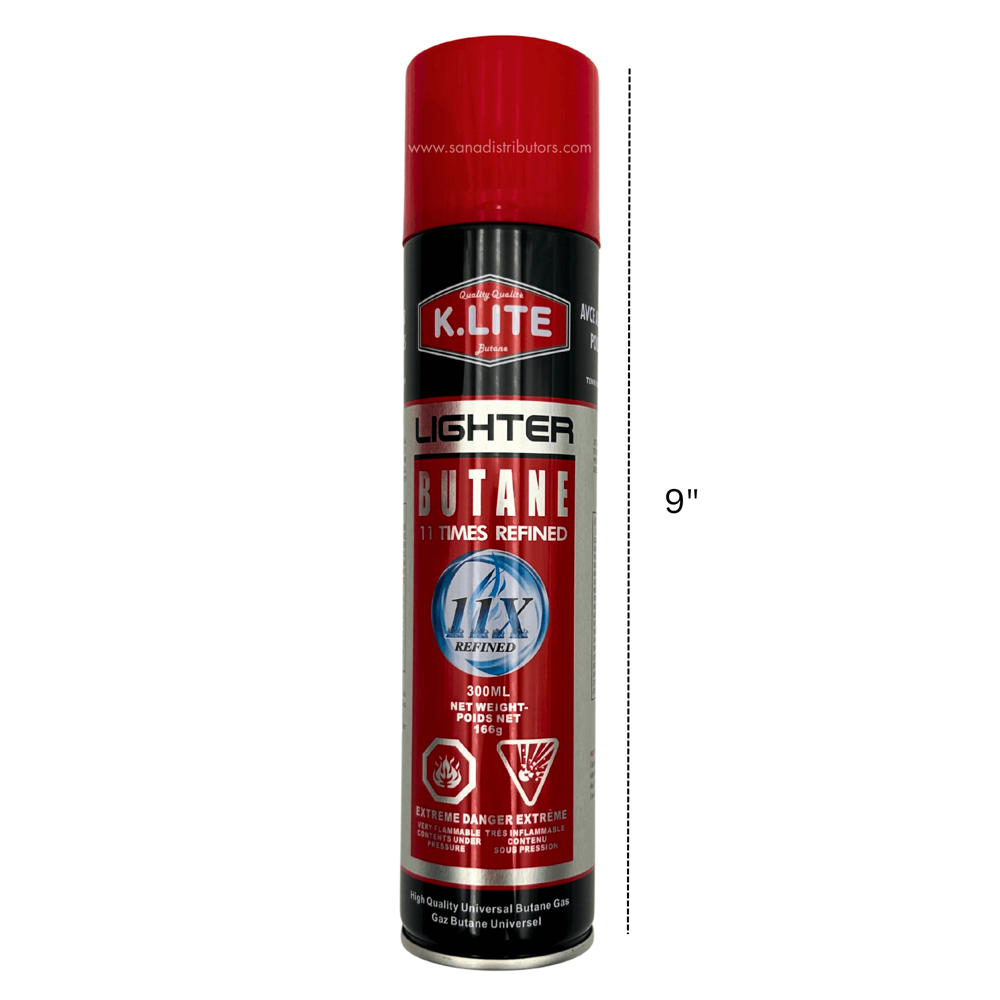 K-lite Gas Butane 11x Refined 300 mL 12pcs ($1.99 per Unit)