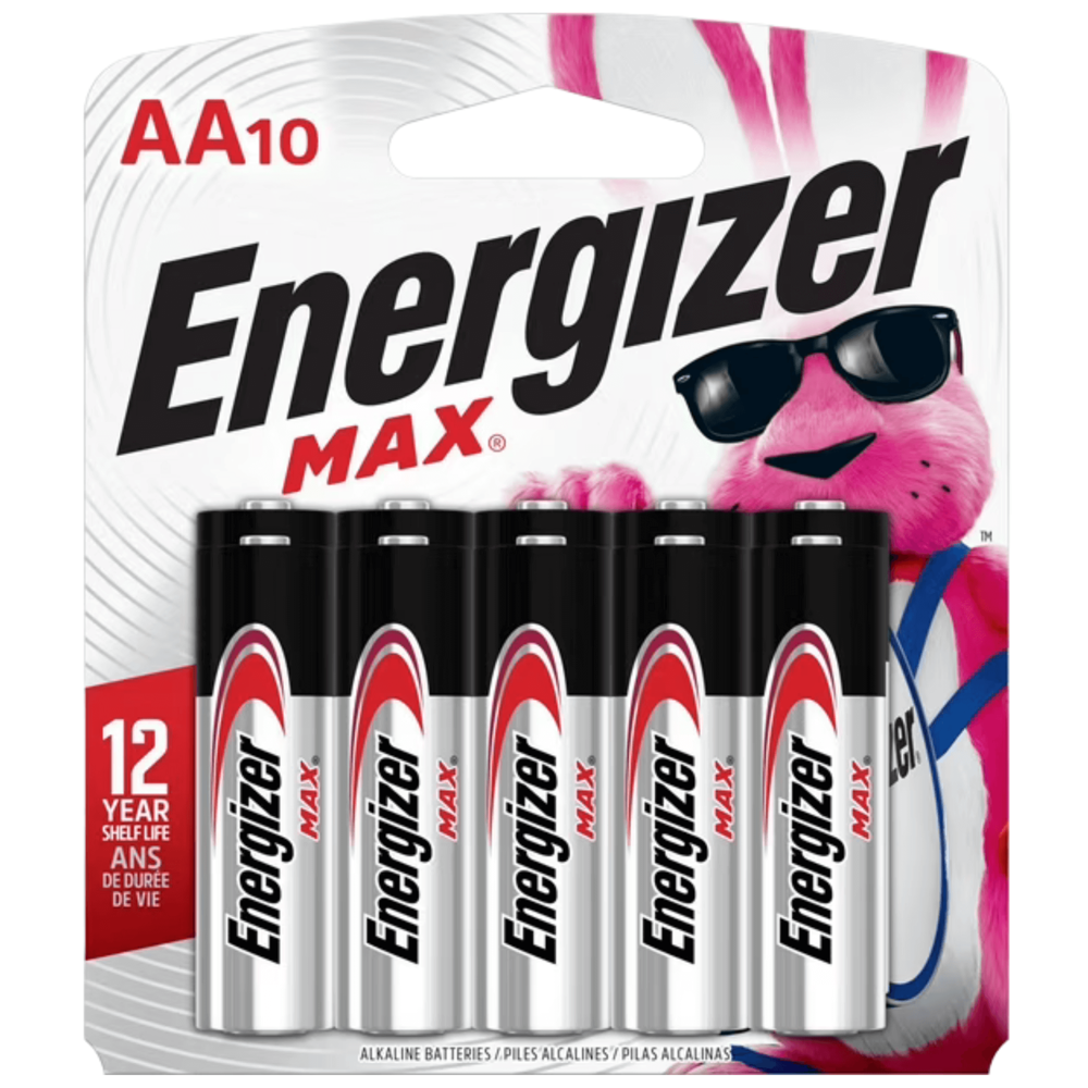 Energizer Max aa-10 [Exp: 2036]