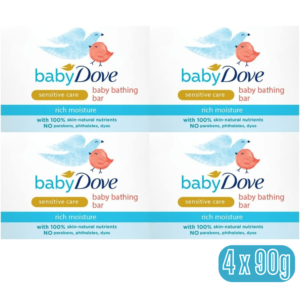 Baby Dove Bar Soap - Rich Moisture 90 g 4pcs ($0.95 per Unit)