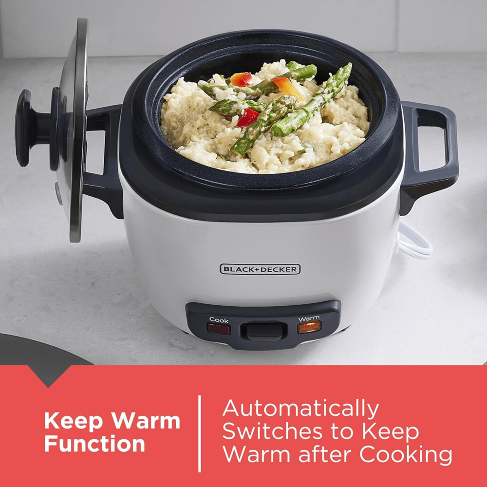 Black + Decker 3-cup Rice Cooker #rc503 (Brand New)