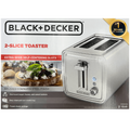 Black+decker 2-slice Toaster #tr2900ssd (Brand New)