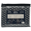 Comfy Bamboo Full Bedsheet Set 4pcs - Black & White
