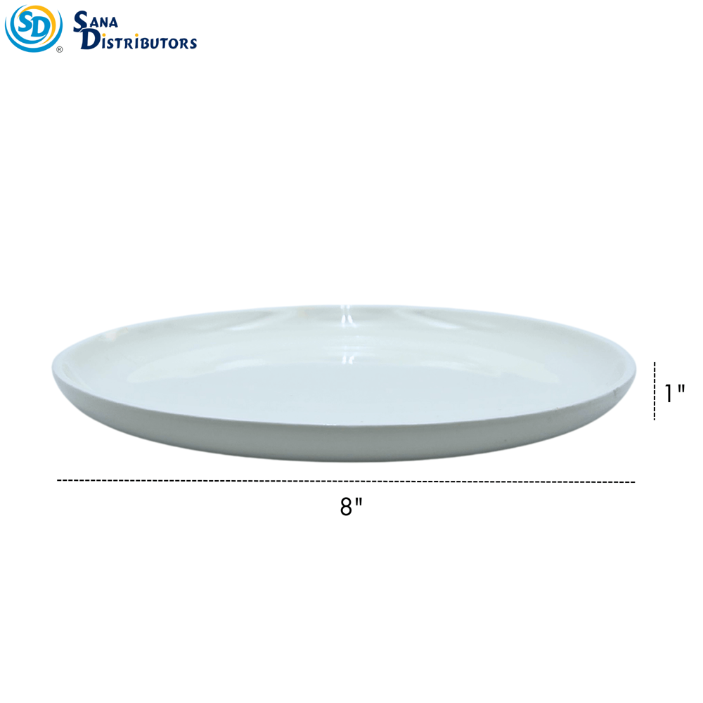 Porcelain Plate - Round 8"