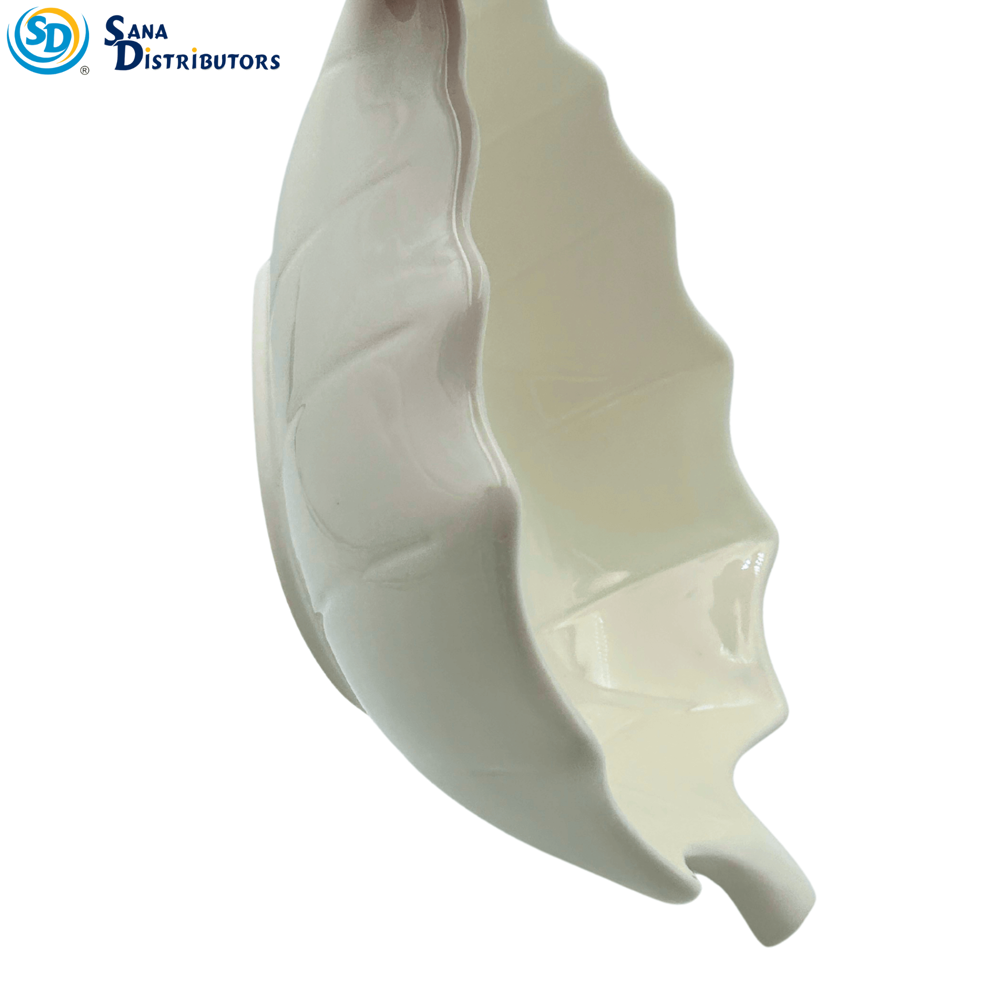 Porcelain Bowl - Leaf Shape 9" x 6.5"