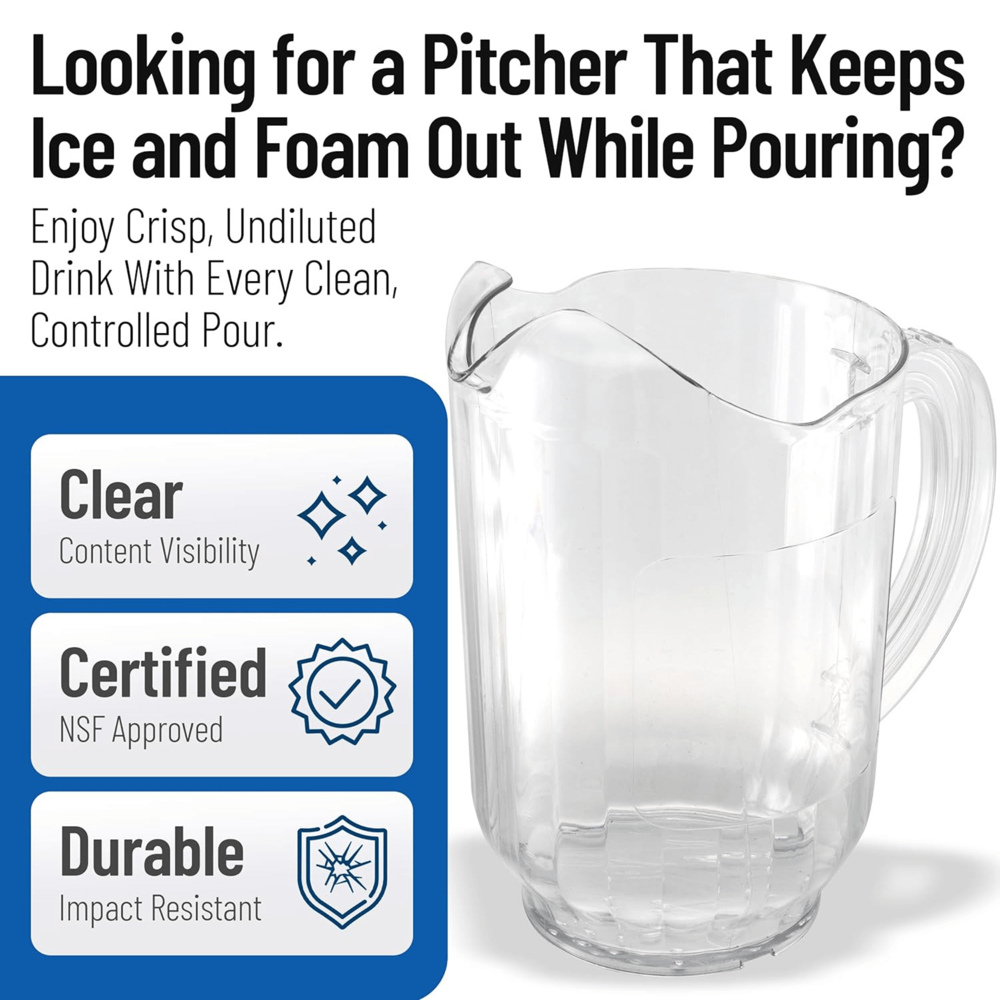 Plastic Pitcher 6"