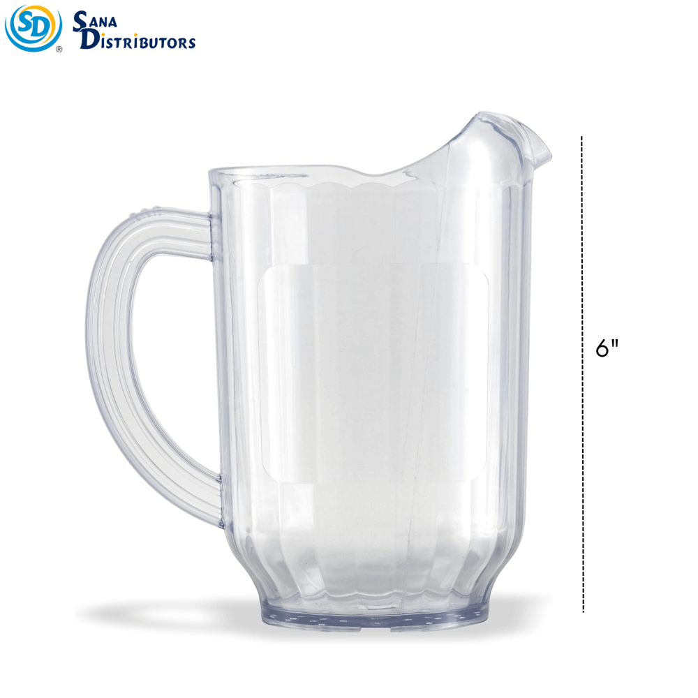 Plastic Pitcher 6"
