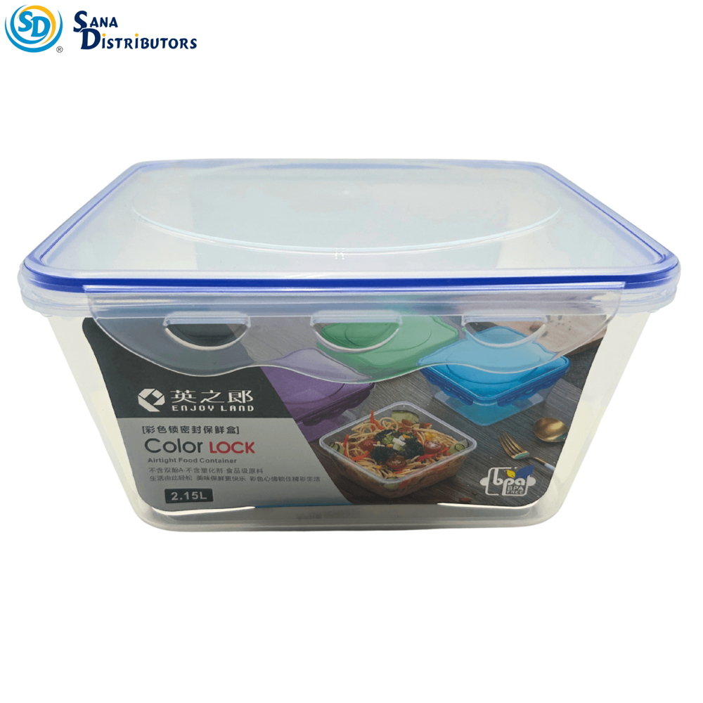 Food Container W/lock- 2.5 L