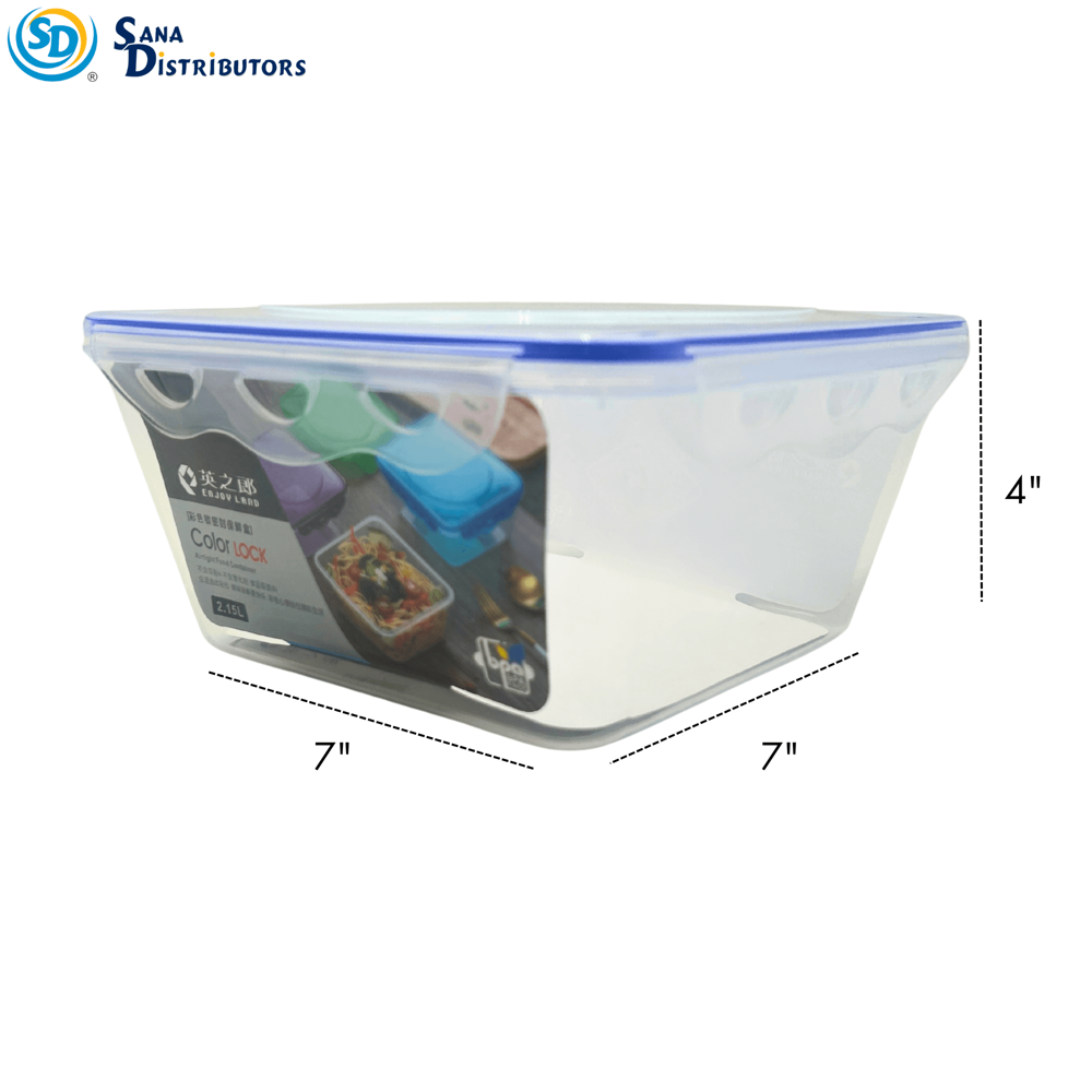 Food Container W/lock- 2.5 L