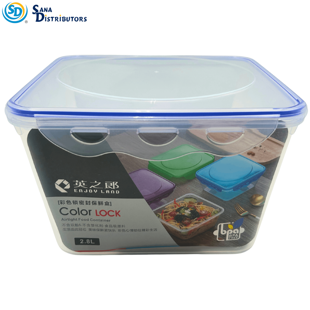 Food Container W/lock- 2.8 L