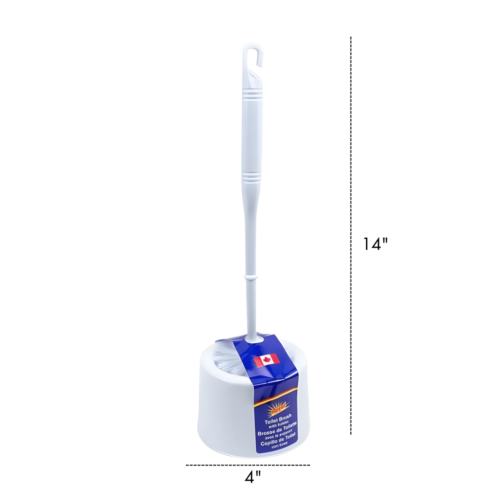 Royal Toilet Brush W/ Holder 14"