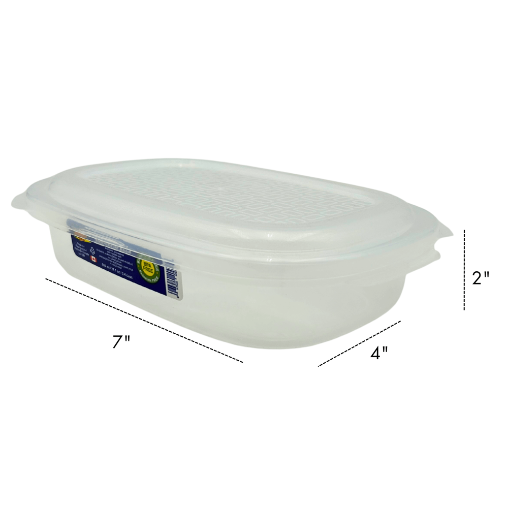Royal Plastic Food Container Rectangular 800 mL