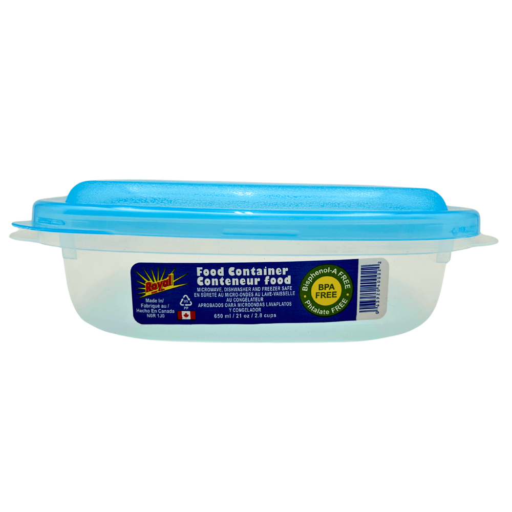 Royal Plastic Food Container Square 650 mL