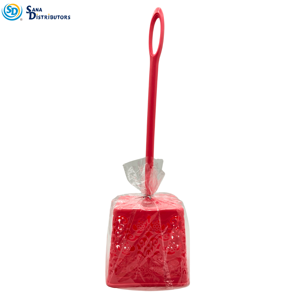 Toilet Brush W/holder 12" - Assorted Colours