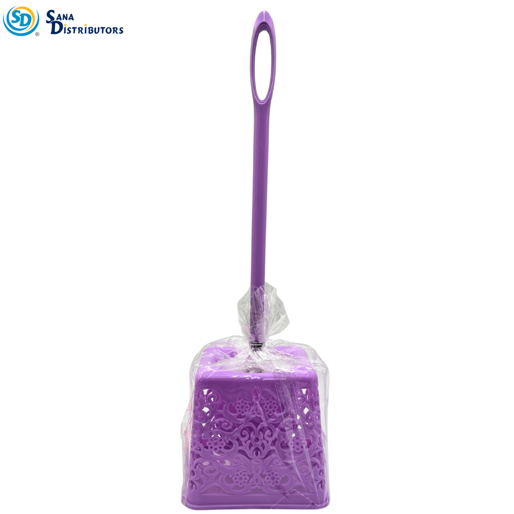 Toilet Brush W/holder 12" - Assorted Colours