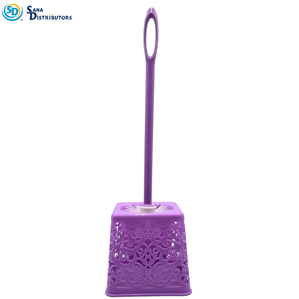 Toilet Brush W/holder 12" - Assorted Colours