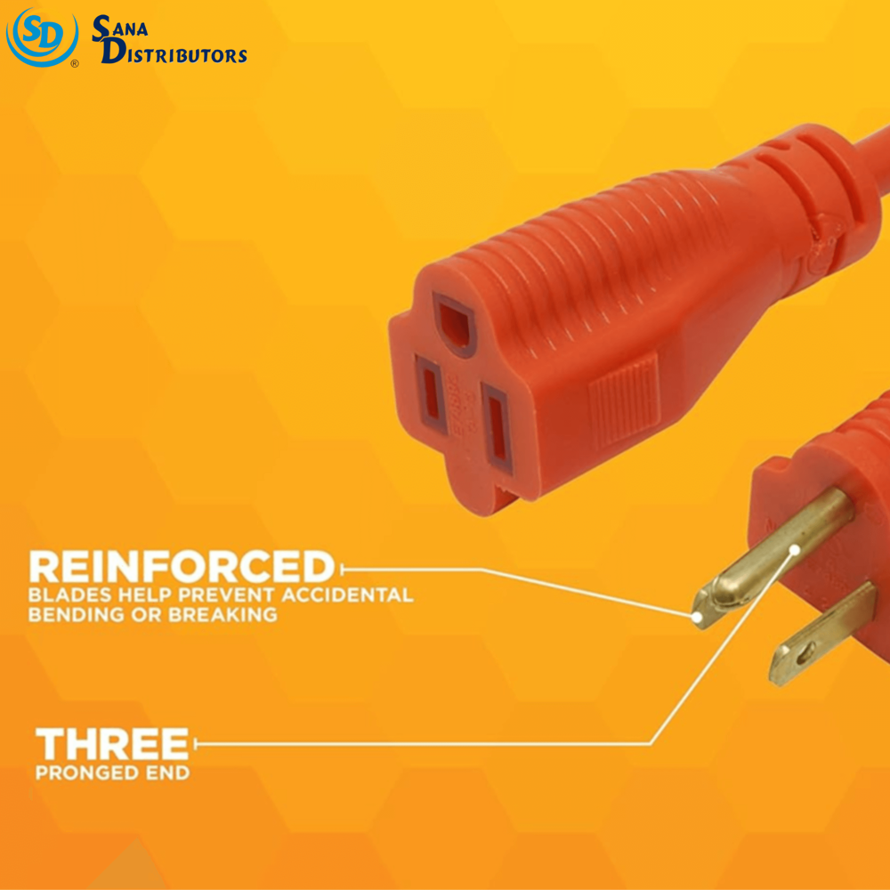 Sd Indoor Outdoor Extension Cord 100ft