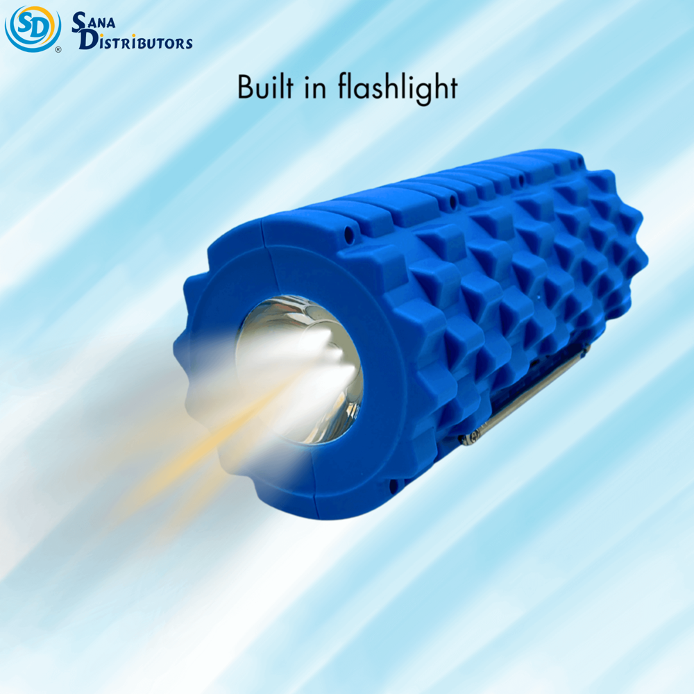 Wireless Bluetooth Speaker and Flashlight 2-in-1