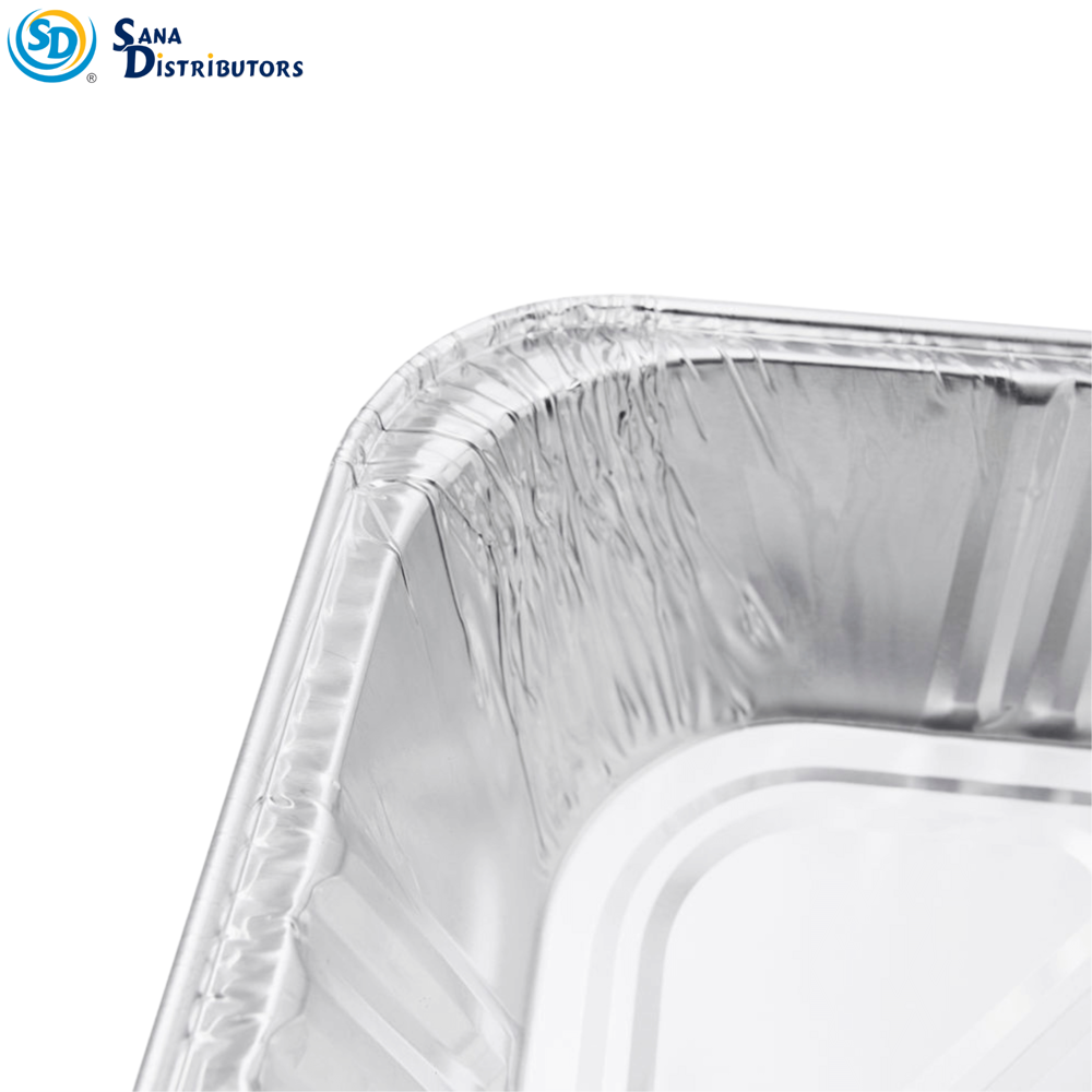 Aluminum Foil Half Size Tray [13" x 10" x 2.5"]