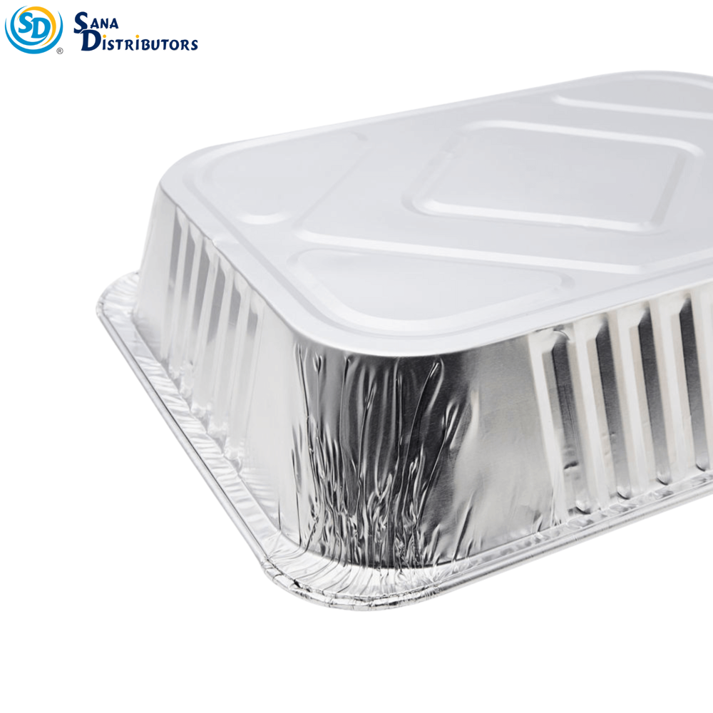 Aluminum Foil Half Size Tray [13" x 10" x 2.5"]