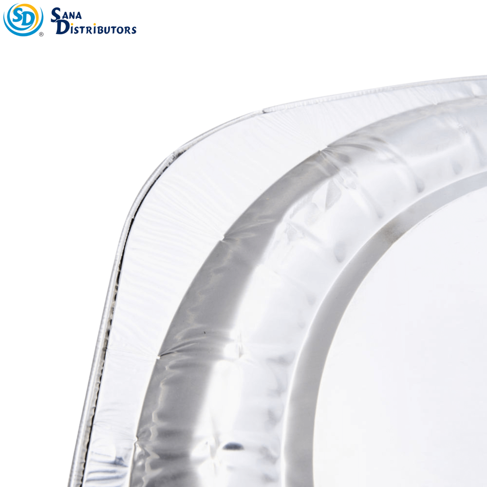 Aluminum Foil Round Tray [14" x 21.5" x 1"]