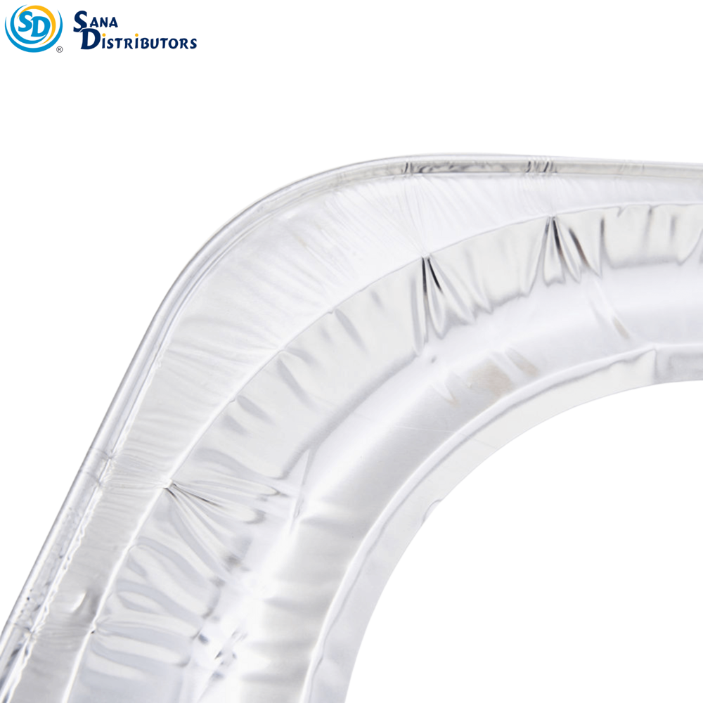 Aluminum Foil Round Tray [14" x 21.5" x 1"]