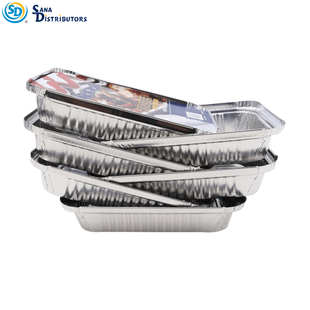 Aluminum Foil Roaster Pans 6pcs [8.39" x 5.63" x 1.69"] ($0.33 per Pc)