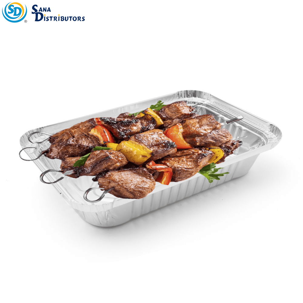 Aluminum Foil Roaster Pans 6pcs [8.39" x 5.63" x 1.69"] ($0.33 per Pc)