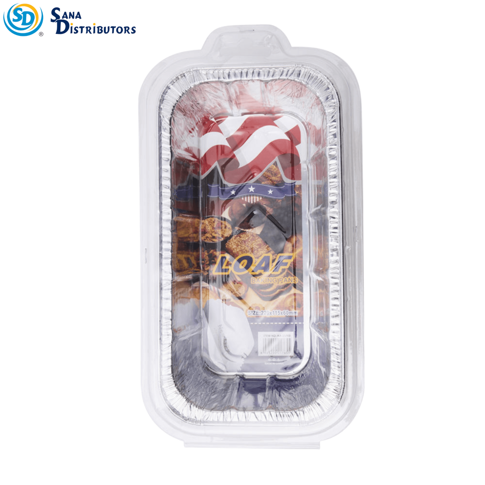Alumnium Foil Loaf Baking Pans 4pcs [4.5" x 8.5" x 2.5"] ($0.49 per Pc)
