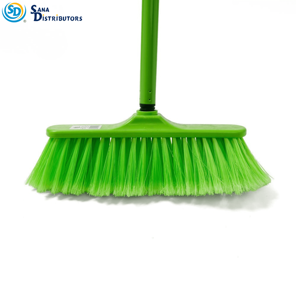 Plastic Broom 51" - Assorted Colours
